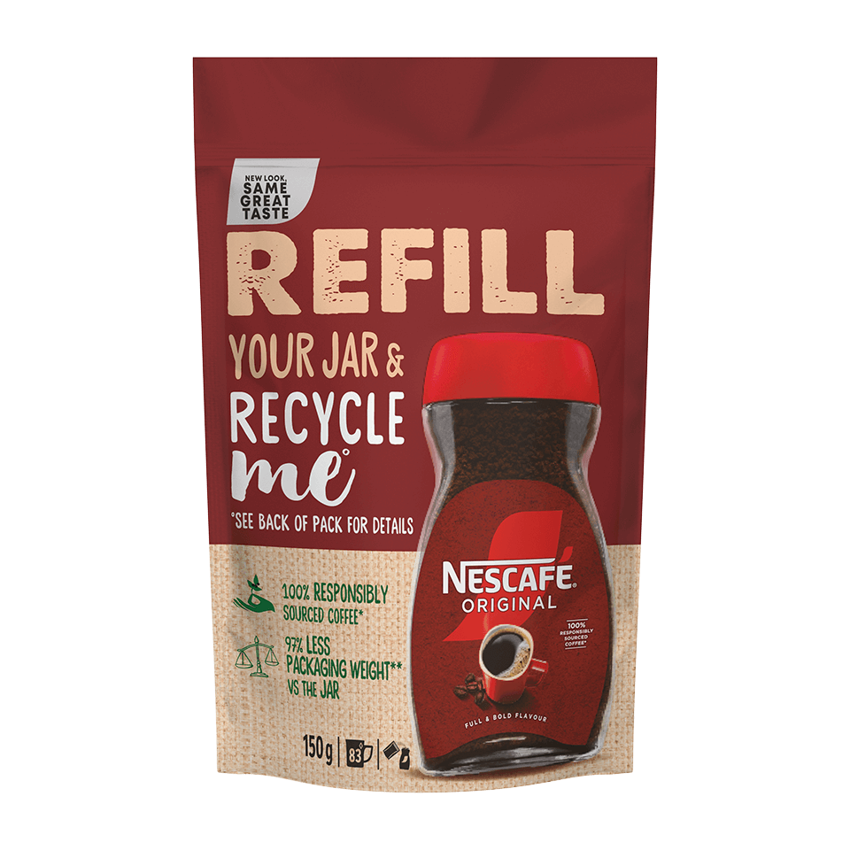 NESCAFÉ® Original Coffee: Refill Your Jar & Recycle Me